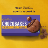 Cadbury Chocobakes Choc Filled Cookies