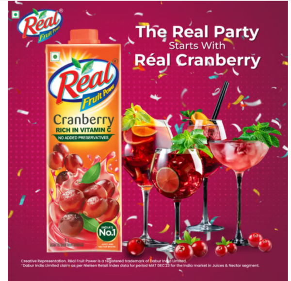 Real Fruit Power Cranberry Juice