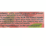 WOW Life Science Apple Cider Vinegar