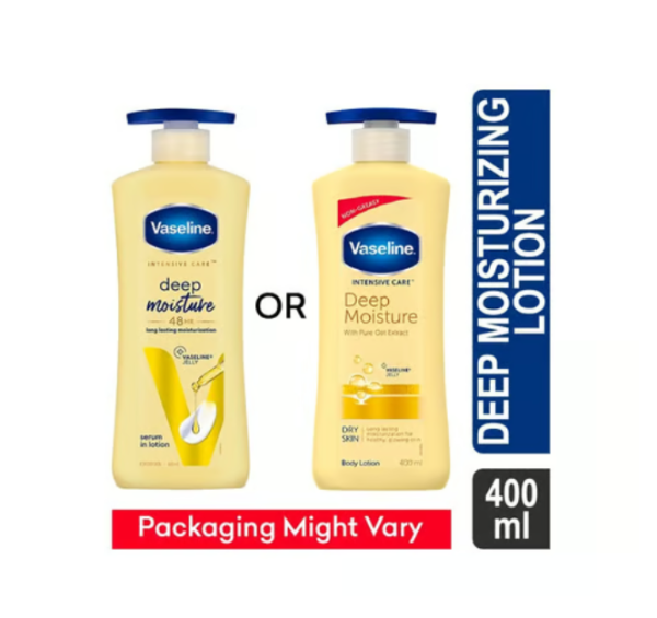Vaseline Intensive Care Deep Body Lotion (Long Lasting Moisturization For Healthy, Glowing Skin)