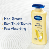 Vaseline Intensive Care Deep Body Lotion (Long Lasting Moisturization For Healthy, Glowing Skin)