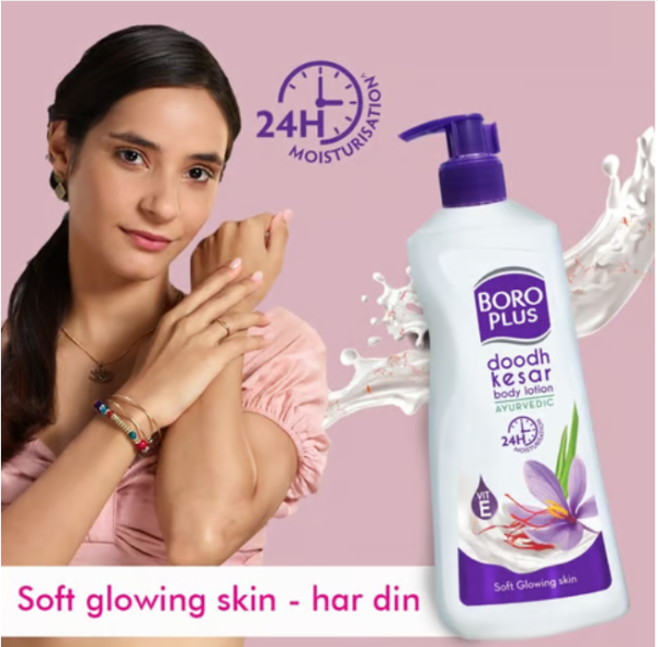 Boroplus Doodh Kesar Body Lotion (400 ml)