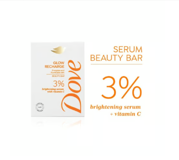 Dove Glow Recharge Beauty Soap (3% Brightening Serum + Vitamin C)