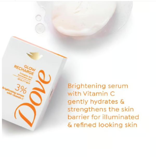 Dove Glow Recharge Beauty Soap (3% Brightening Serum + Vitamin C)