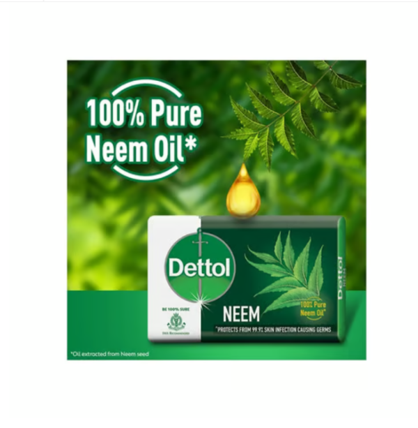 Dettol Neem Bathing Bar - Buy 3 Get 1 Free