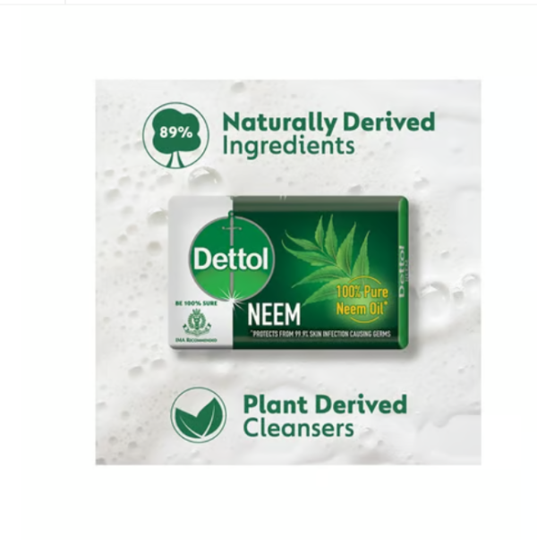 Dettol Neem Bathing Bar - Buy 3 Get 1 Free